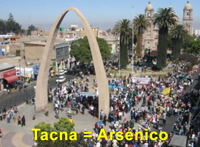 Vecinos en Tacna Arsenico en el agua